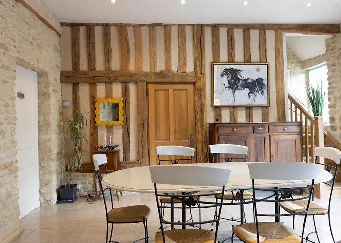 A La Ferme De L'oudon & Tatil Evi Berville (Calvados)